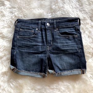 American Eagle Denim Jean Shorts Blue Size 6